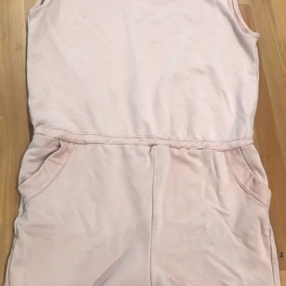 Bijou Sauvage Light Pink Sleeveless Girls Jumpsuit NWOT
